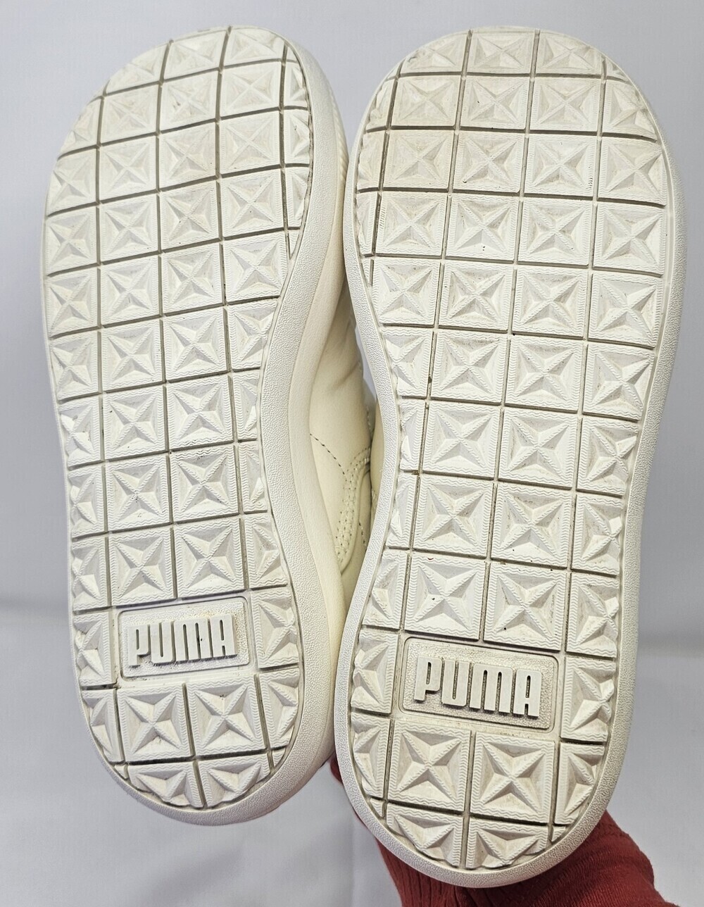 PUMA Suede Mayu Slip On Womens Off White Sneakers Puffer Casual Shoes Size 7.5 - Picture 7 of 10